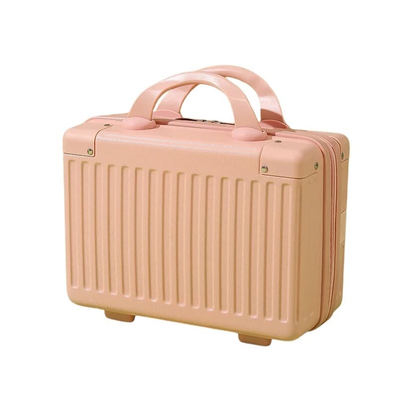 Grand vanity case rigide rose clair