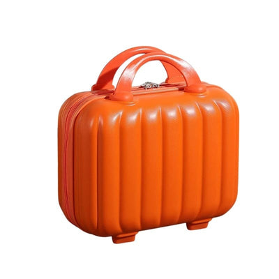 Vanity femme rigide voyage orange