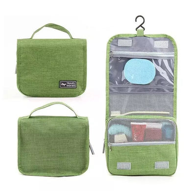 Trousse de toilette accrochable vert - À vos trousses