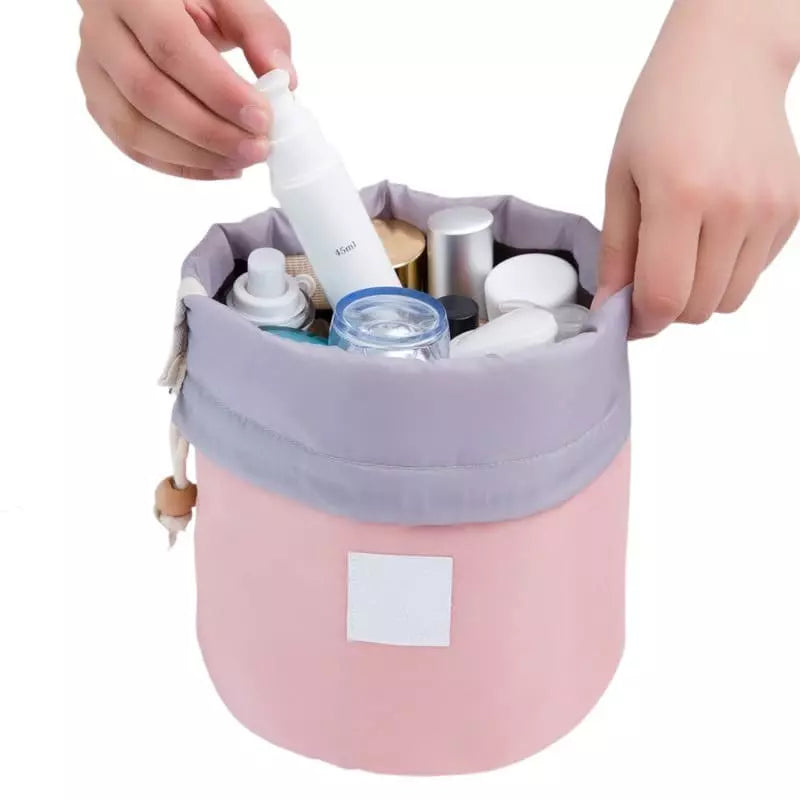 Trousse de toilette cordon rose - À vos trousses