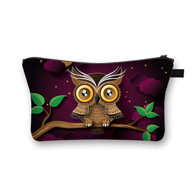 Trousse de toilette hibou variante 1 - À vos trousses