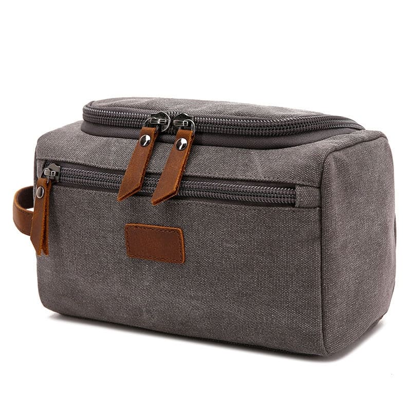 Trousse de toilette homme tendance gris - À vos trousses