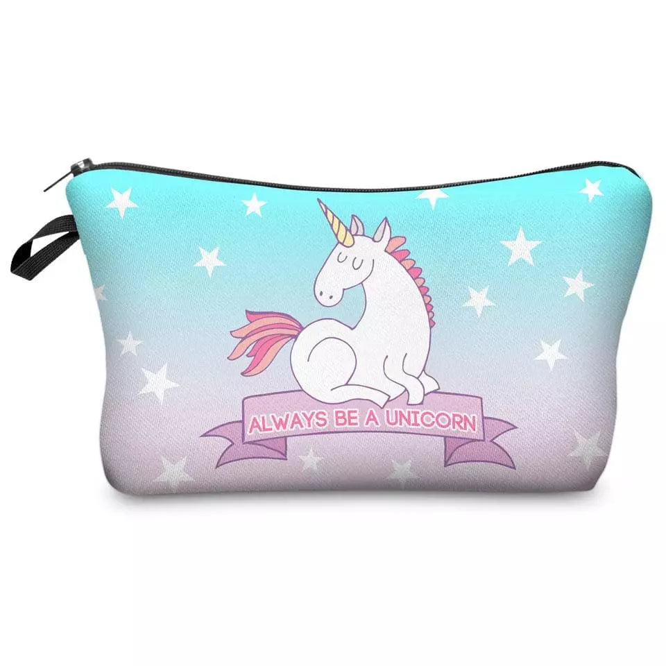 Trousse de toilette licorne variante 2 - À vos trousses